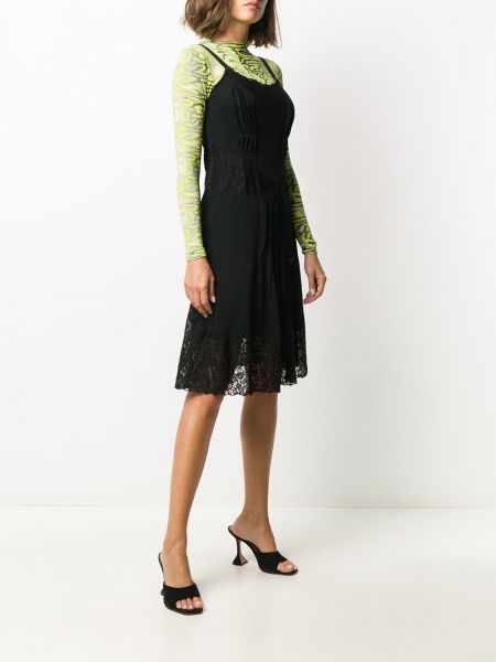 Sukienka koronkowa Christian Dior czarna