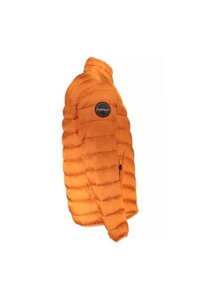 Chaqueta de plumas manga larga con bolsillos Napapijri naranja