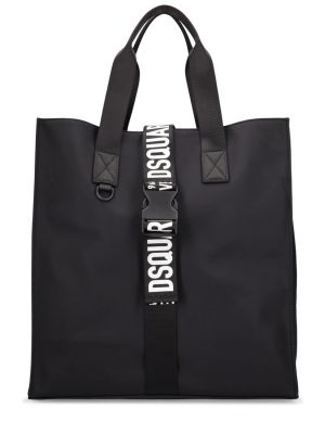 Nákupná taška Dsquared2 čierna