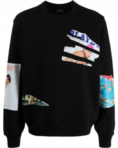 Sweatshirt mit rundhalsausschnitt Amiri schwarz