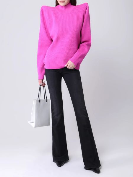 Шерстяной свитер Balenciaga розовый