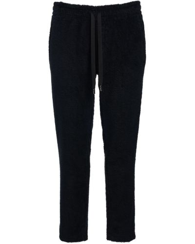 Pantaloni de jogging din bumbac Dolce & Gabbana negru