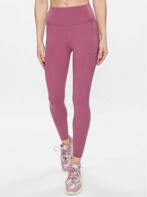 Slim fit leggings Skechers rózsaszín