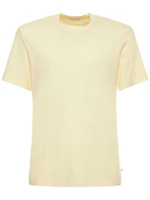 T-shirt en coton en jersey James Perse jaune