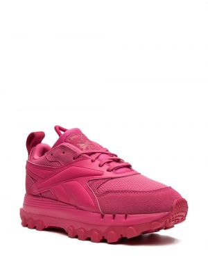 Sneakersy skórzane Reebok Cardi B różowe