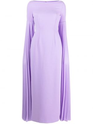Večerna obleka iz krep tkanine Solace London vijolična