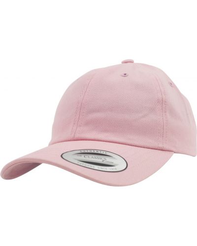 Șapcă din bumbac Flexfit roz