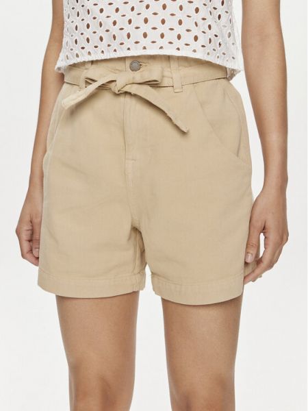 Shorts di jeans United Colors Of Benetton beige
