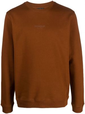 Sweatshirt aus baumwoll mit print Dondup braun