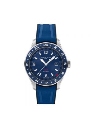 Niebieski zegarek Montblanc