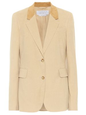 Blazer di cotone Gabriela Hearst beige