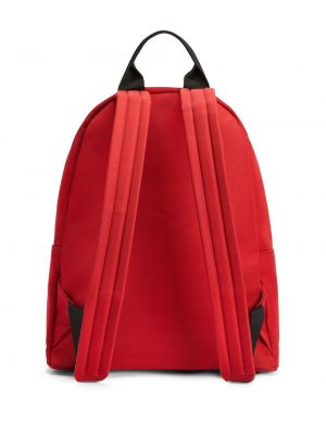 Plecak z nadrukiem Giuseppe Zanotti czerwony