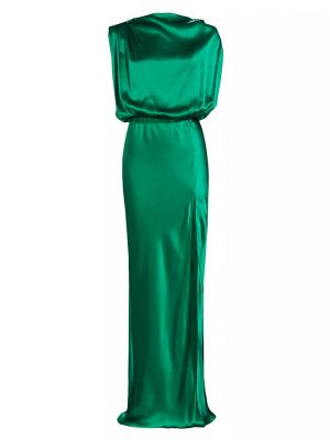 Платье Amanda Uprichard зеленое