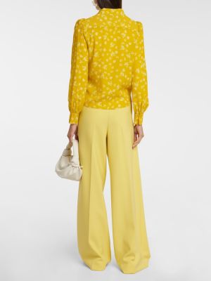 Bluză cu model floral Dorothee Schumacher galben