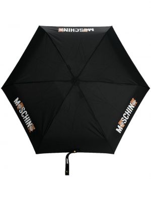 Dáždnik s potlačou Moschino čierna