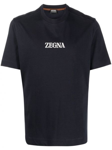 T-shirt Zegna blå