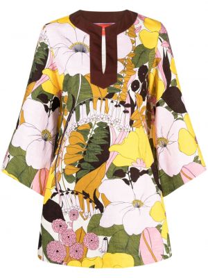 Kvetinové mini šaty s potlačou La Doublej