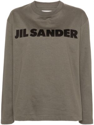 T-shirt mit print Jil Sander