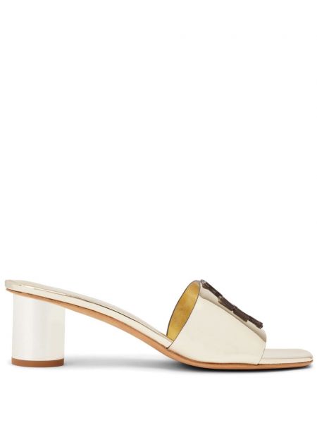 Sandales en cuir Tory Burch blanc