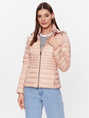 Pernata jakna Geox ružičasta