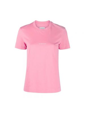 Koszulka z nadrukiem Givenchy różowa