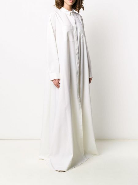 Šaty s kapsami Maison Rabih Kayrouz bílé
