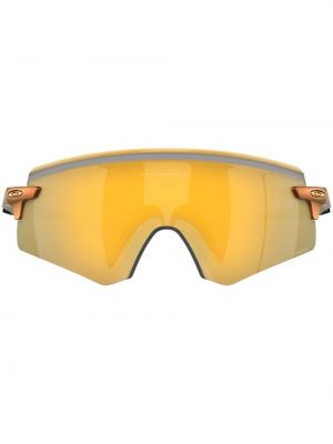 Oversize слънчеви очила Oakley жълто