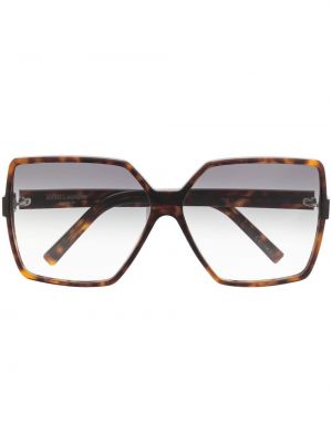 Hnědé sluneční brýle Saint Laurent Eyewear