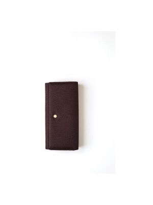 Nylonowy portfel skórzany Borbonese brązowy
