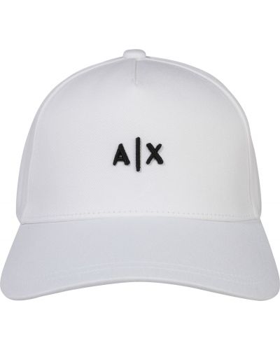 Cappello con visiera Armani Exchange bianco