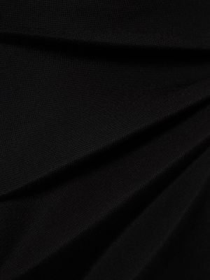 Spódnica midi z dżerseju Alessandro Vigilante czarna