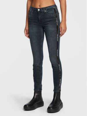 Hlače Calvin Klein Jeans siva
