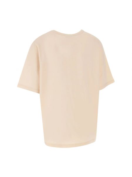 Camiseta de algodón Maison Kitsuné rosa