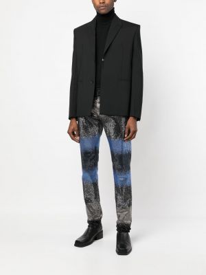 Straight jeans mit farbverlauf mit kristallen Philipp Plein