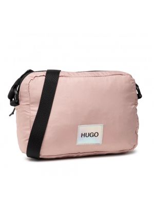 Bolsa de hombro Hugo Boss rosa