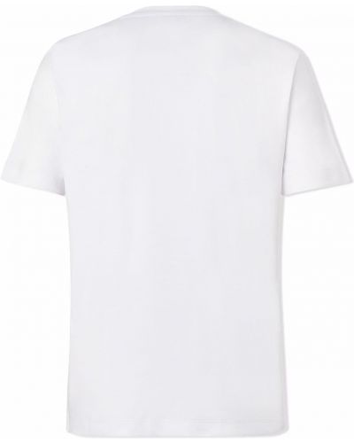 Camiseta con bordado Fendi blanco