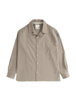 Woll hemd Norse Projects beige