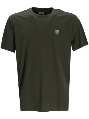 T-shirt avec applique Ea7 Emporio Armani vert