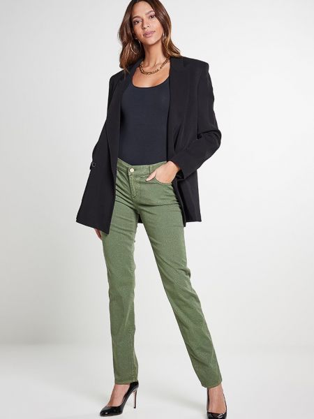 Jeansy skinny slim fit Versace Jeans zielone