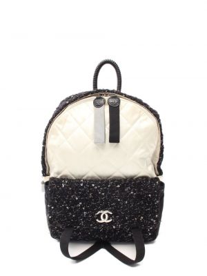 Prošívaný batoh s flitry Chanel Pre-owned