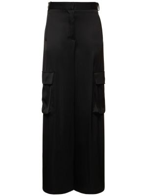 Cargo kalhoty relaxed fit Versace černé