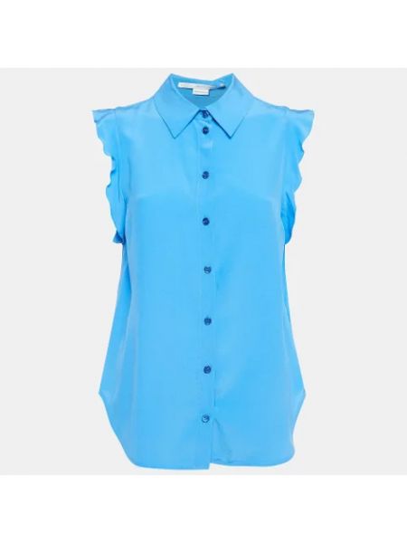 Blusa de seda Stella Mccartney Pre-owned azul