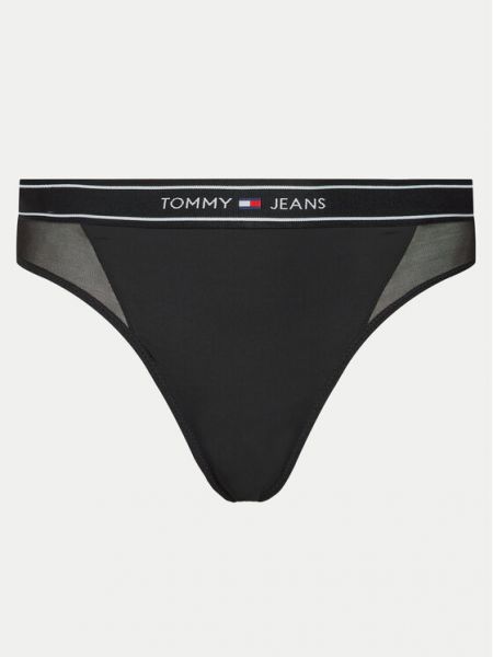 Pantaloni culotte Tommy Hilfiger nero