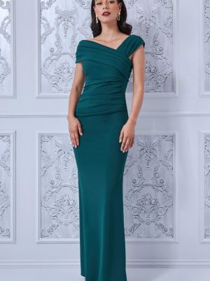 Вечернее платье Goddiva зеленое