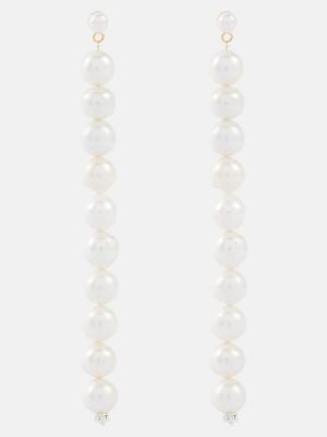 Σκουλαρίκια με μαργαριτάρια Magda Butrym λευκό