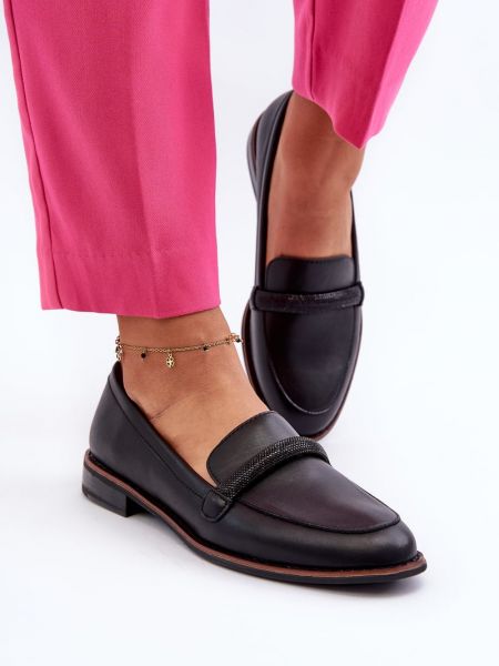 Pantofi loafer din piele Kesi negru