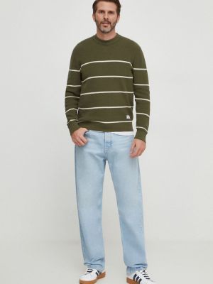 Sweter bawełniany Pepe Jeans zielony