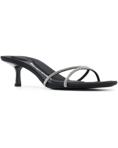 Křišťálové sandály Alexander Wang černé