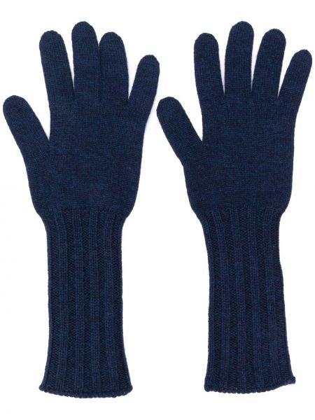 Ръкавици Pringle Of Scotland синьо