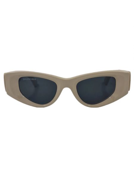 Okulary przeciwsłoneczne Balenciaga beżowe